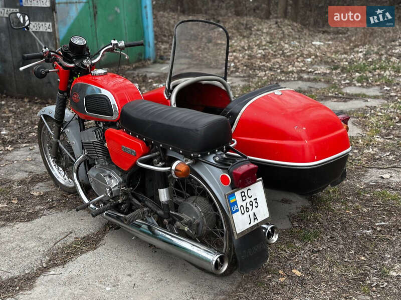 Мотоцикл з коляскою Jawa 350 1979 в Стрию