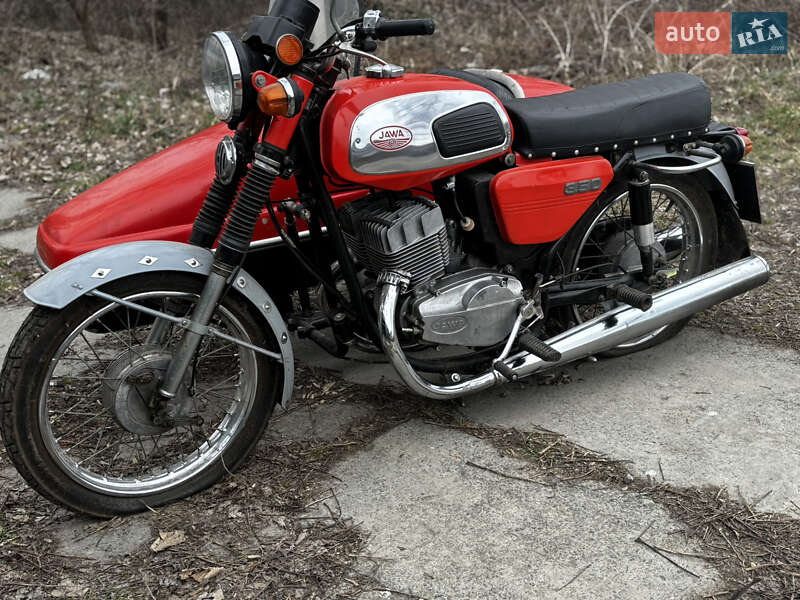 Мотоцикл з коляскою Jawa 350 1979 в Стрию