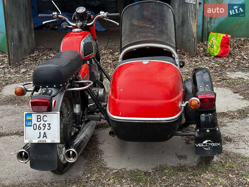 Мотоцикл з коляскою Jawa 350 1979 в Стрию