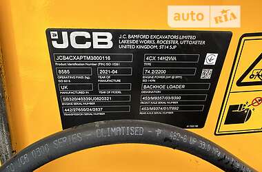 Экскаватор погрузчик JCB 4CX 2021 в 
