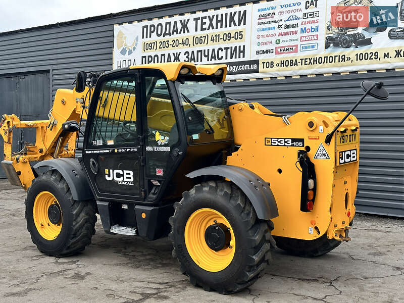 Телескопический погрузчик JCB 533-105 2017 в Житомире