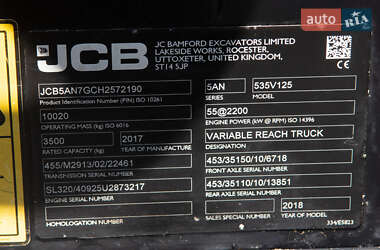 Подъемник телескопический JCB 535-125 2017 в 