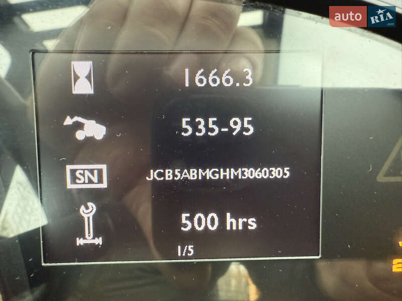 Телескопический погрузчик JCB 535-95 2021 в Киеве фото 12 Телескопический погрузчик JCB 535-95 2021 в Киеве