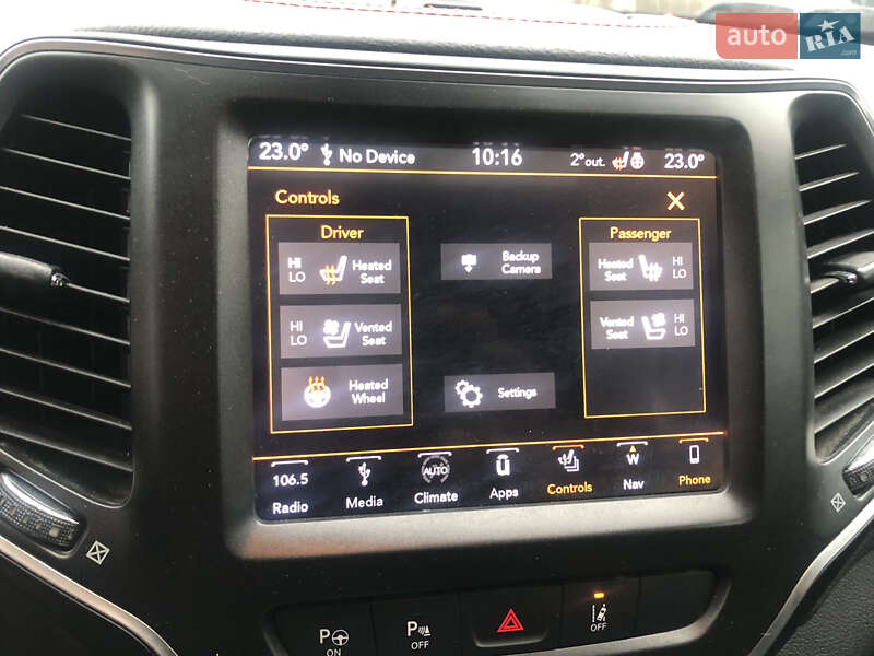 Позашляховик / Кросовер Jeep Cherokee 2018 в Києві