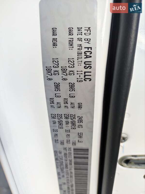 Внедорожник / Кроссовер Jeep Cherokee 2019 в Сумах фото 2 Внедорожник / Кроссовер Jeep Cherokee 2019 в Сумах