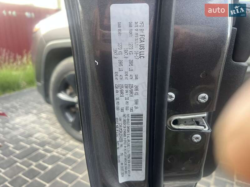 Внедорожник / Кроссовер Jeep Cherokee 2017 в Барышевке