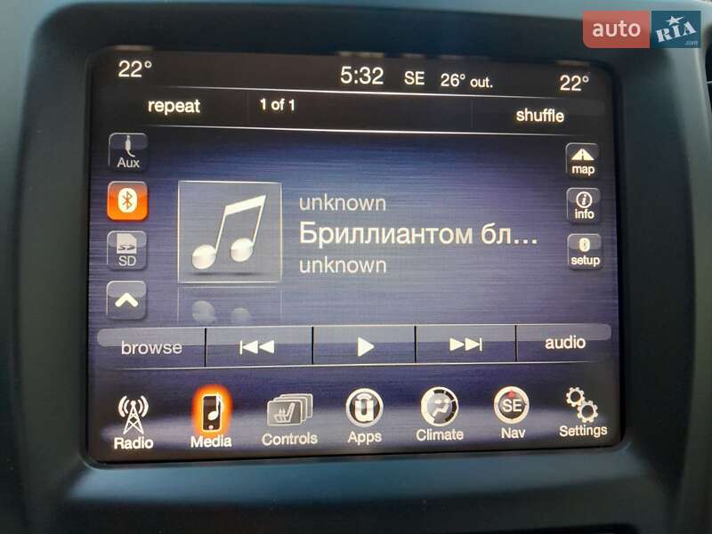 Позашляховик / Кросовер Jeep Cherokee 2016 в Києві