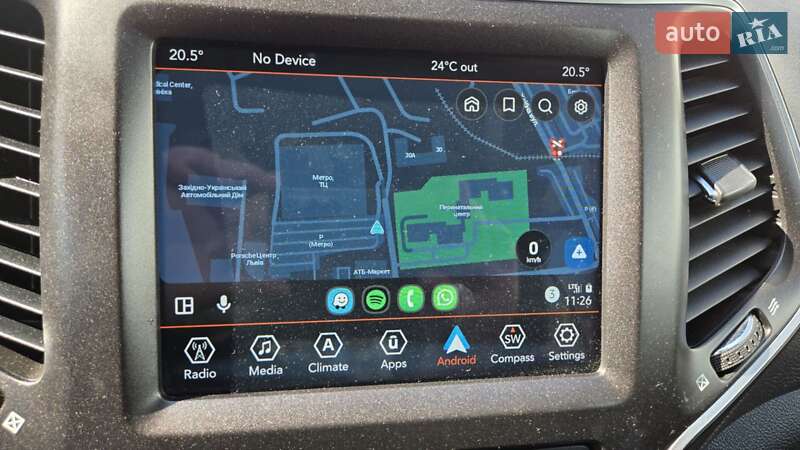 Позашляховик / Кросовер Jeep Cherokee 2020 в Львові