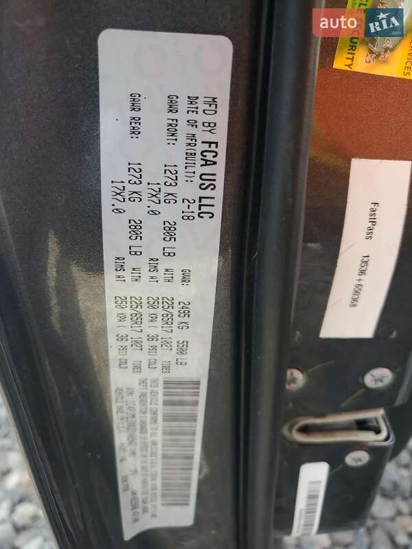 Внедорожник / Кроссовер Jeep Cherokee 2019 в Ровно фото 13 Внедорожник / Кроссовер Jeep Cherokee 2019 в Ровно