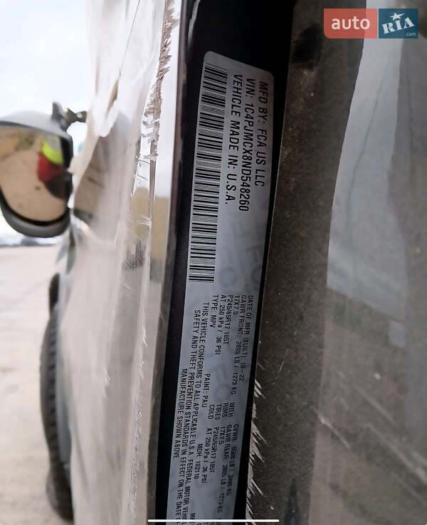 Внедорожник / Кроссовер Jeep Cherokee 2022 в Львове