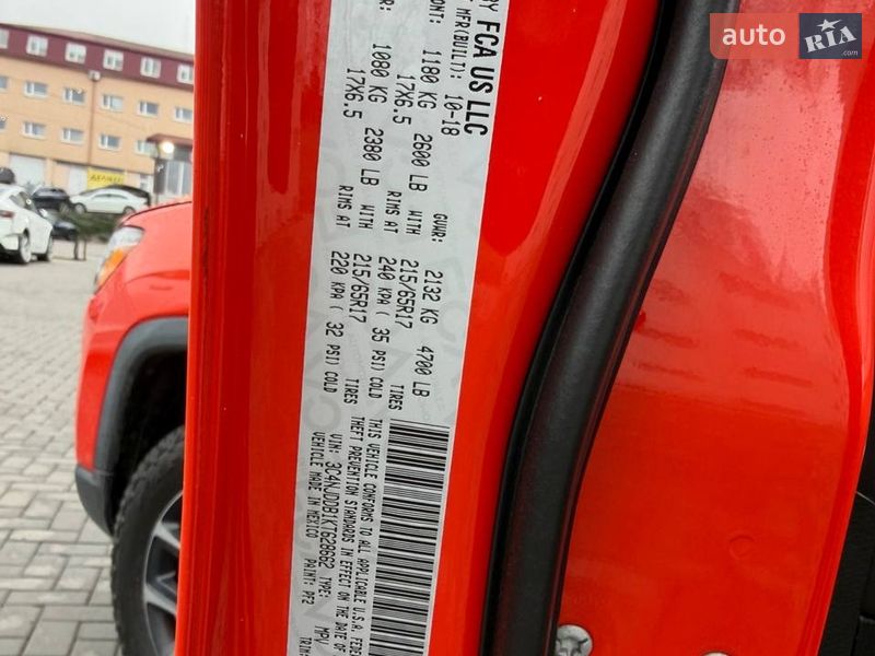 Внедорожник / Кроссовер Jeep Compass 2019 в Луцке фото 10 Внедорожник / Кроссовер Jeep Compass 2019 в Луцке