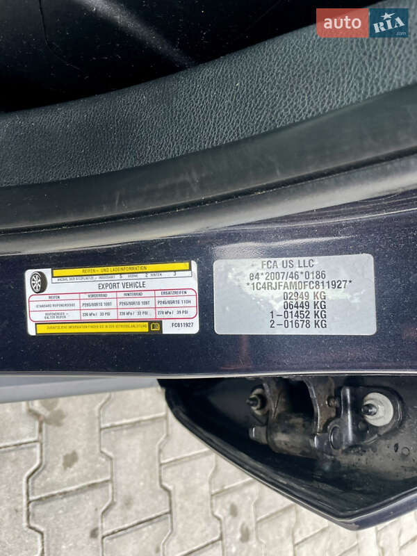 Позашляховик / Кросовер Jeep Grand Cherokee 2015 в Луцьку фото 45 Позашляховик / Кросовер Jeep Grand Cherokee 2015 в Луцьку