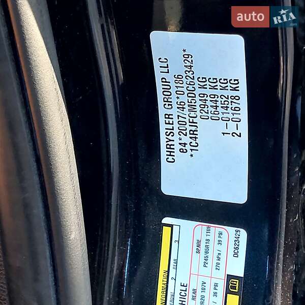 Внедорожник / Кроссовер Jeep Grand Cherokee 2012 в Харькове