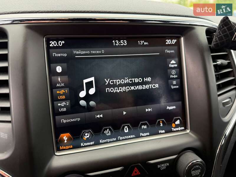 Позашляховик / Кросовер Jeep Grand Cherokee 2018 в Києві