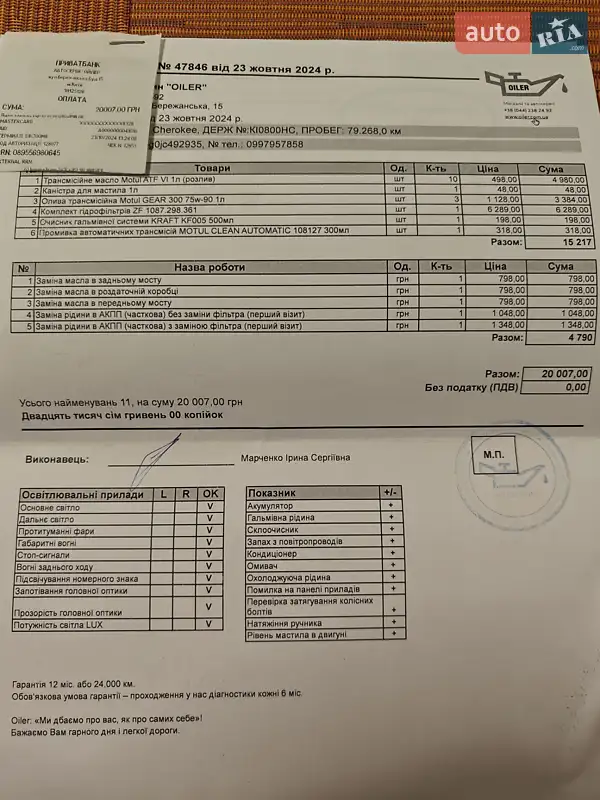 Внедорожник / Кроссовер Jeep Grand Cherokee 2018 в Киеве документ 7 фото Внедорожник / Кроссовер Jeep Grand Cherokee 2018 в Киеве документ