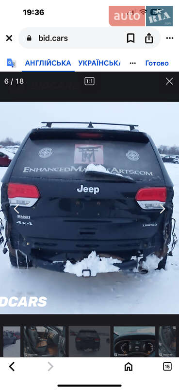 Позашляховик / Кросовер Jeep Grand Cherokee 2018 в Броварах