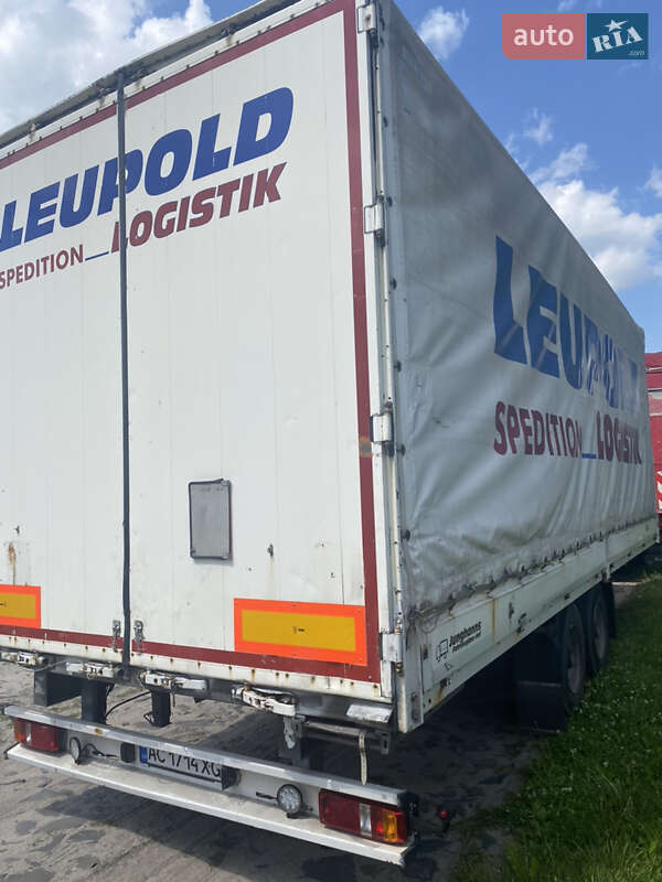 Тентованный борт (штора) - прицеп Jung 2-achs 2012 в Любомле