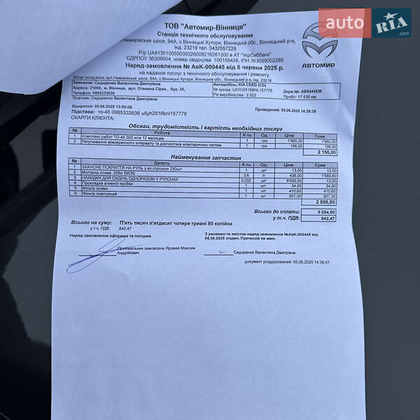 Хэтчбек Kia Ceed 2022 в Виннице