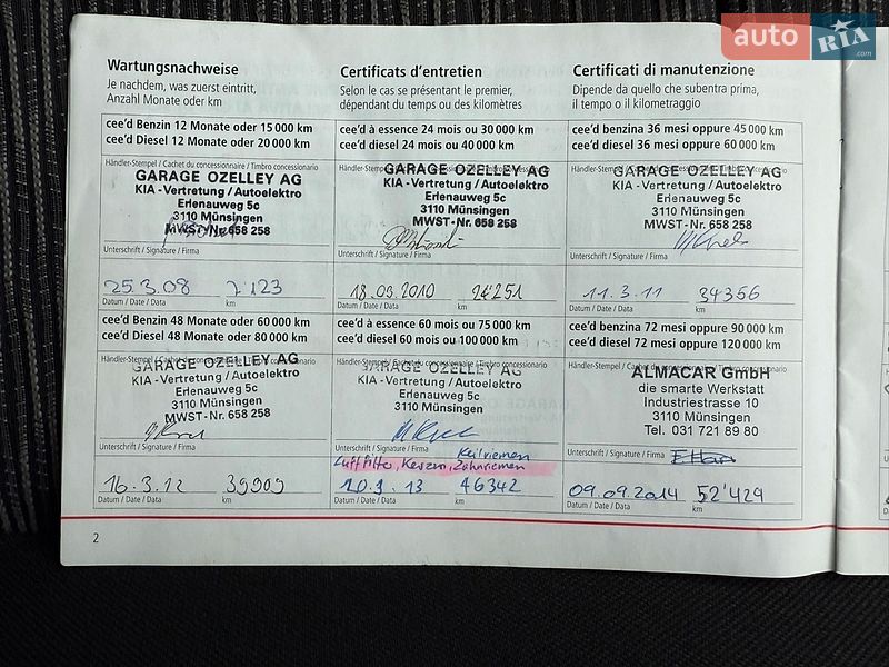 Хэтчбек Kia Ceed 2007 в Луцке
