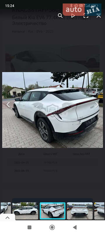 Внедорожник / Кроссовер Kia EV6 2023 в Умани