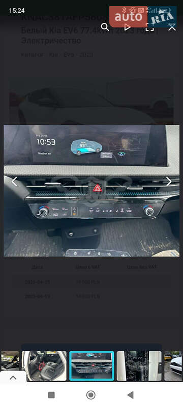 Внедорожник / Кроссовер Kia EV6 2023 в Умани