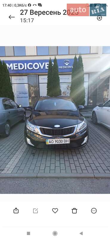 Седан Kia Rio 2014 в Ужгороде