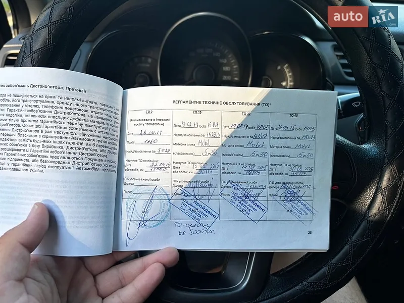 Седан Kia Rio 2012 в Николаеве документ