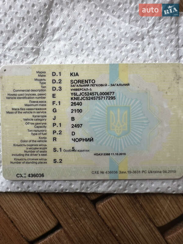 Внедорожник / Кроссовер Kia Sorento 2006 в 