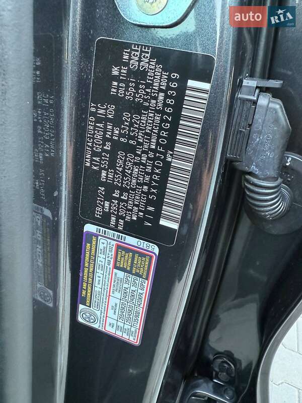 Внедорожник / Кроссовер Kia Sorento 2024 в Дубно фото 199 Внедорожник / Кроссовер Kia Sorento 2024 в Дубно