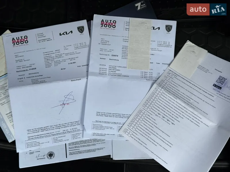 Внедорожник / Кроссовер Kia Sorento 2016 в Стрые документ