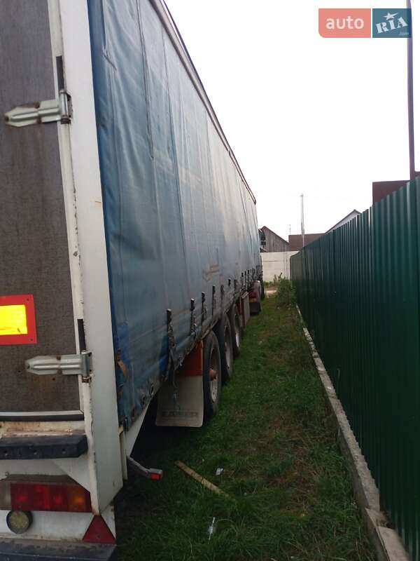 Тентованный борт (штора) - полуприцеп Klaeser TSA 2001 в Маневичах