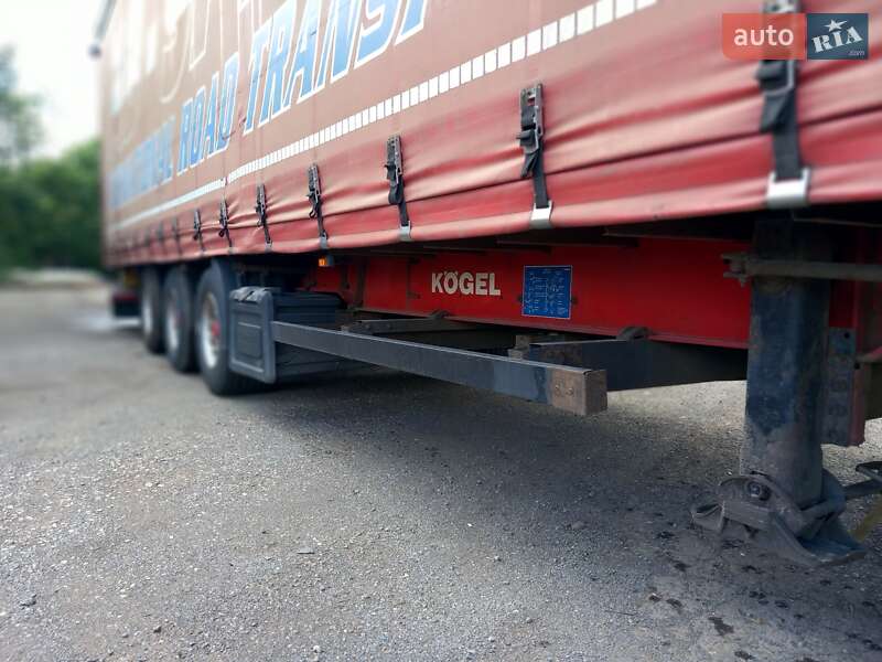 Тентованный борт (штора) - полуприцеп Kogel BPW 2007 в Хусте фото 5 Тентованный борт (штора) - полуприцеп Kogel BPW 2007 в Хусте