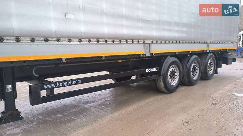 Тентований борт (штора) - напівпричіп Kogel S 24 2014 в Львові