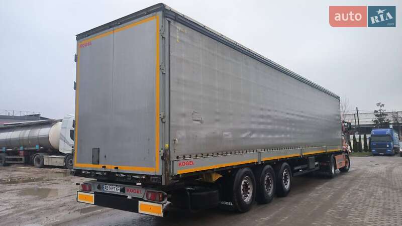 Тентований борт (штора) - напівпричіп Kogel S 24 2014 в Львові