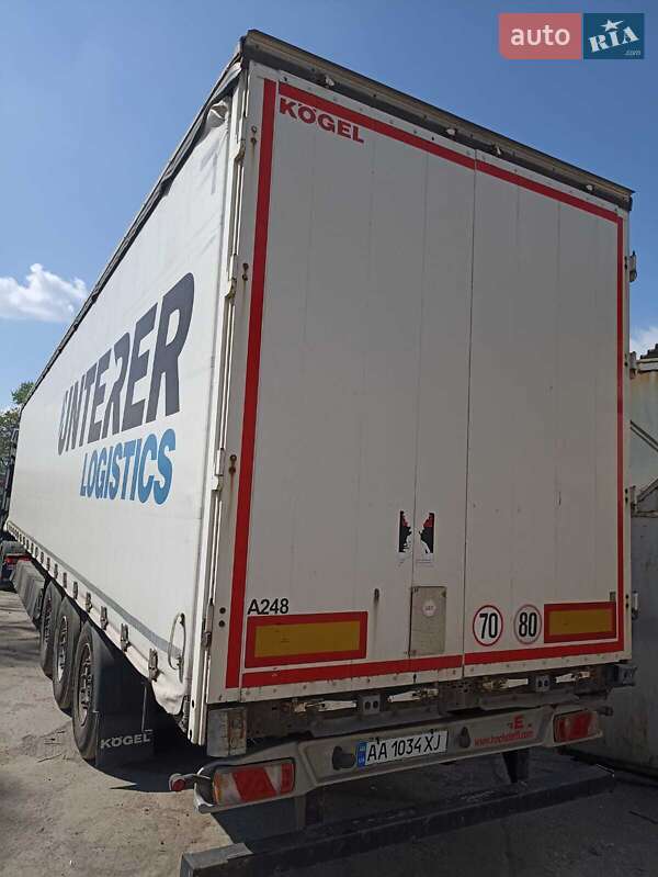 Тентованный борт (штора) - полуприцеп Kogel S 24 2015 в Днепре