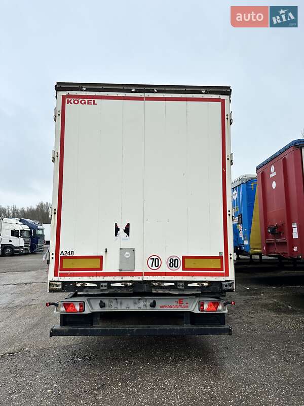 Тентованный борт (штора) - полуприцеп Kogel S 24 2015 в Днепре