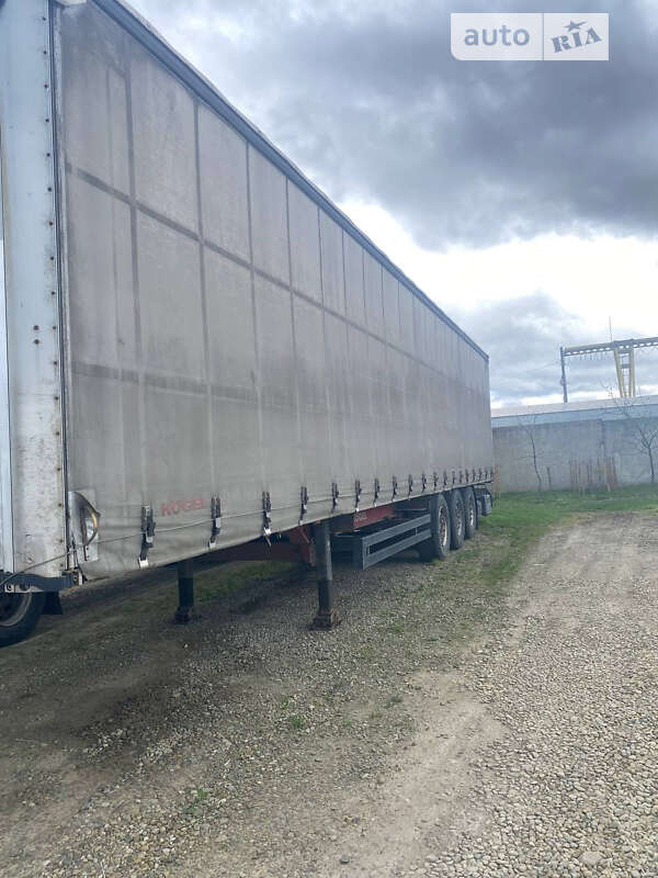 Тентованный борт (штора) - прицеп Kogel S 24 2007 в Долине фото 2 Тентованный борт (штора) - прицеп Kogel S 24 2007 в Долине