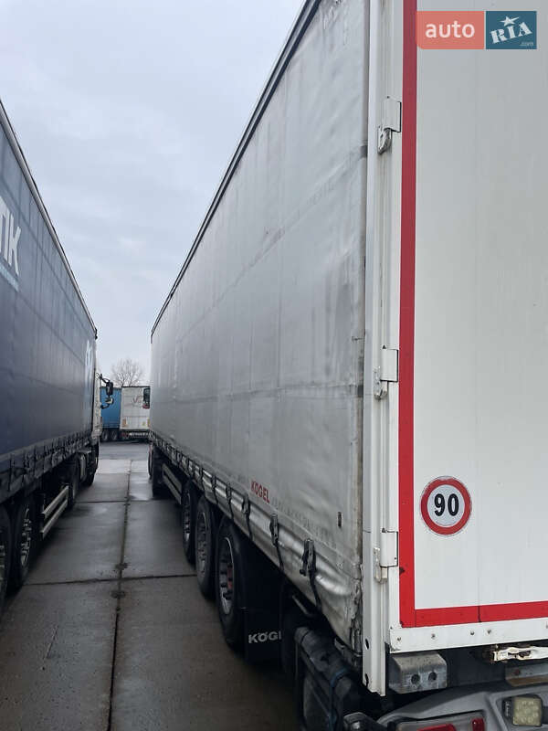 Тентований борт (штора) - напівпричіп Kogel S 24 2014 в Грушево