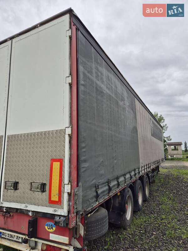 Тентованный борт (штора) - полуприцеп Kogel S 24 2008 в Луцке