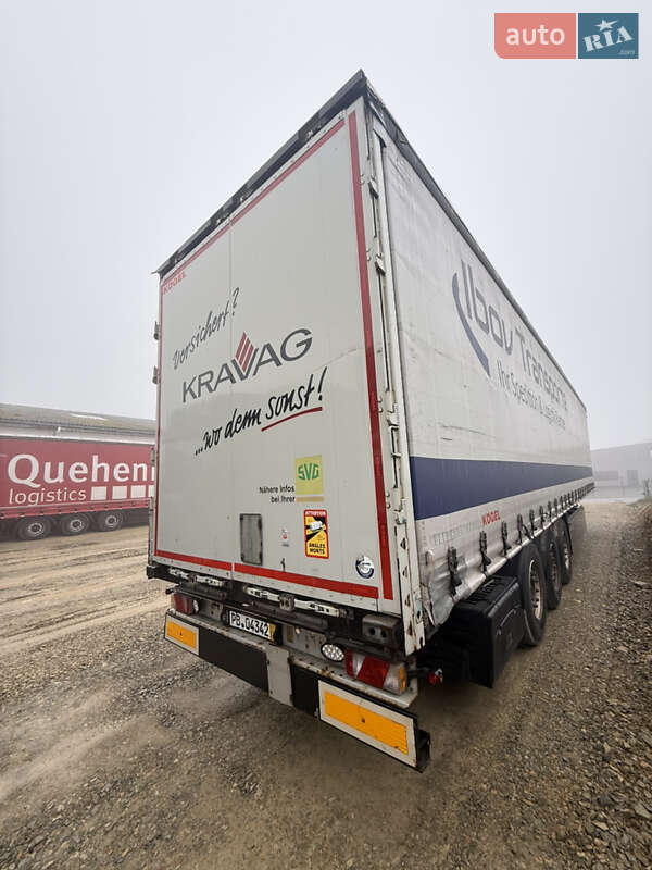 Тентований борт (штора) - напівпричіп Kogel S 24 2019 в Чернівцях