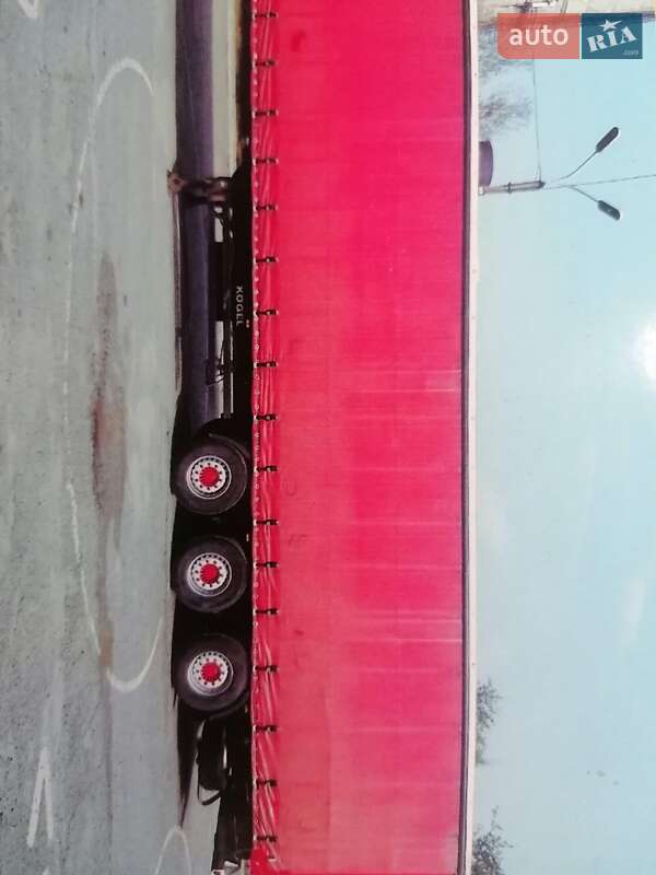 Тентованный борт (штора) - полуприцеп Kogel S 24 2007 в Днепре