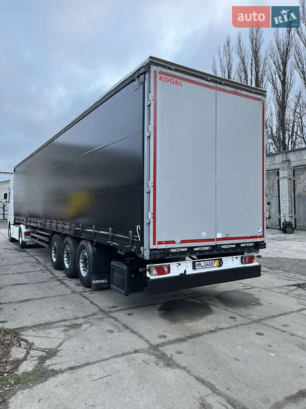 Тентованный борт (штора) - полуприцеп Kogel S 24 2018 в Кременчуге фото 2 Тентованный борт (штора) - полуприцеп Kogel S 24 2018 в Кременчуге