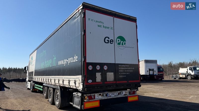 Тентований борт (штора) - напівпричіп Kogel S 24 2013 в Києві