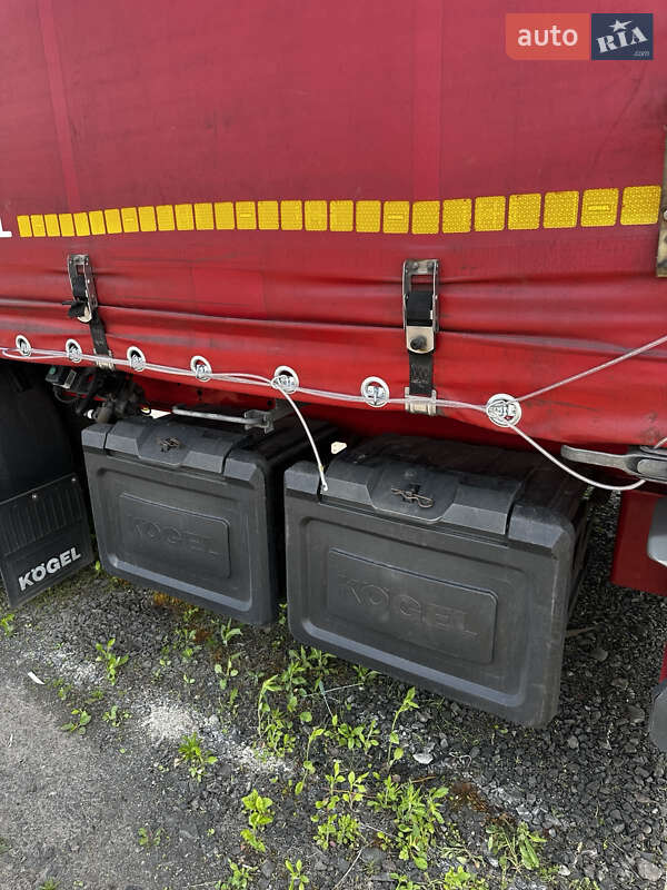 Тентований борт (штора) - напівпричіп Kogel SAAF 2016 в Луцьку