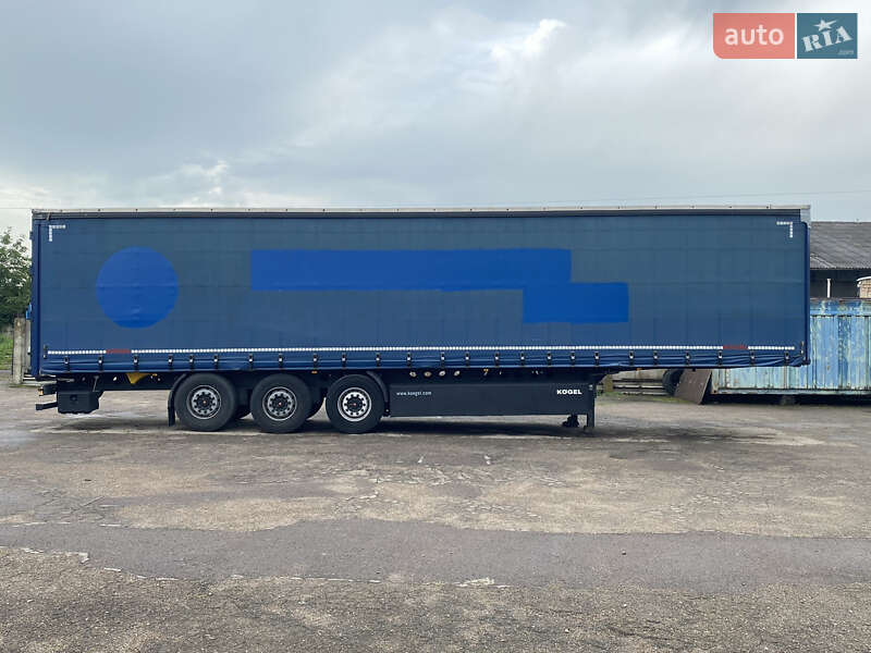 Тентований борт (штора) - напівпричіп Kogel SAF 2015 в Луцьку