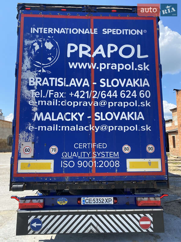 Тентований борт (штора) - напівпричіп Kogel SAF 2006 в Сторожинці