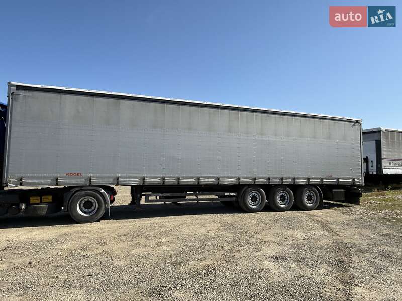 Тентований борт (штора) - напівпричіп Kogel SAF 2014 в Тячеві
