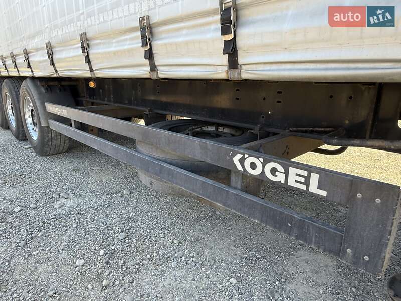 Тентований борт (штора) - напівпричіп Kogel SAF 2014 в Тячеві
