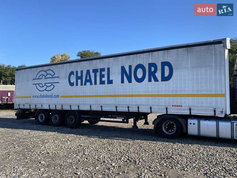 Тентованный борт (штора) - полуприцеп Kogel SAF 2015 в Виннице