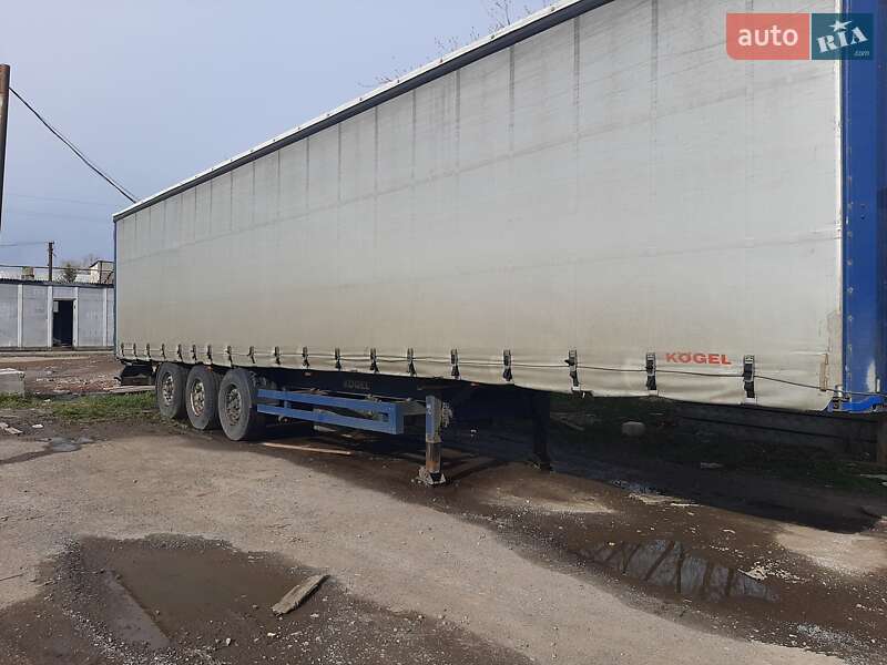 Тентований борт (штора) - напівпричіп Kogel SN 24 2007 в Івано-Франківську